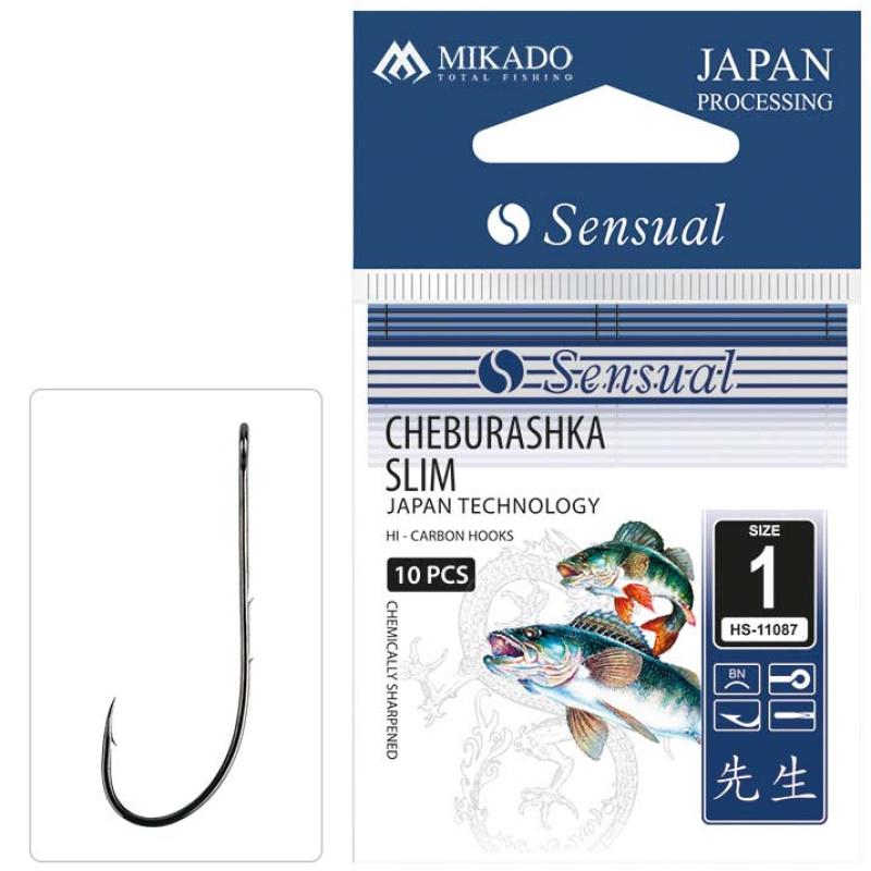 Mikado hooks - Sensual - Cheburashka Slim No. 1 Bn - 10 pcs.