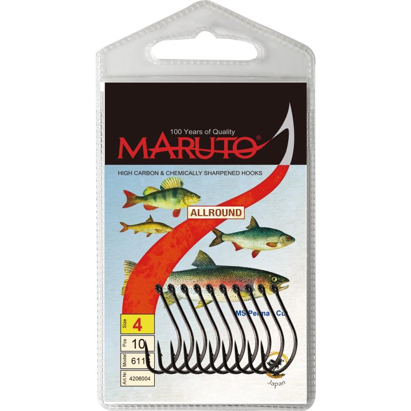 Maruto Maruto Unicut hook with eye gunsmoke size 1 SB8