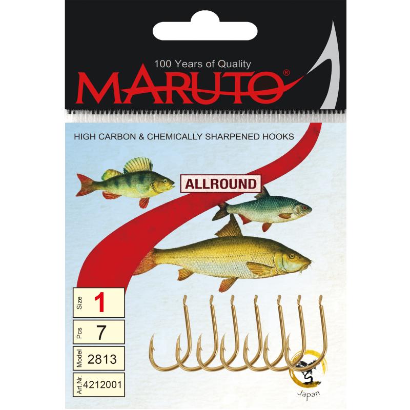Maruto Maruto all-round hook gold size 1 SB7