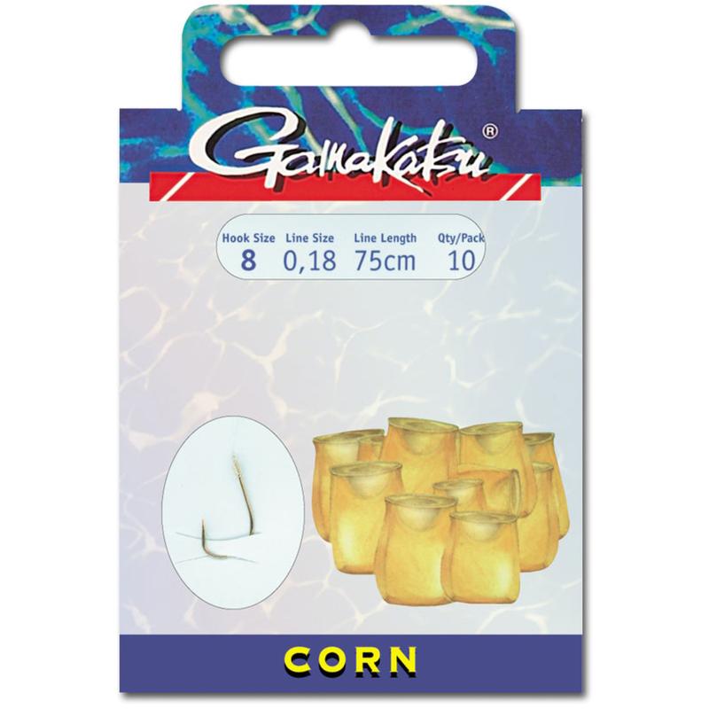 Gamakatsu Bkg-2210G corn hook 60 cm hook size 8