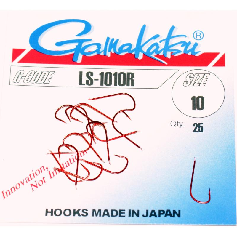 Gamakatsu Hook Ls-1010R Red Hook Size 6