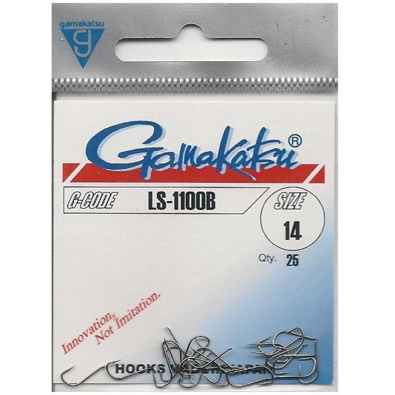 Gamakatsu Hook Ls-1100B Brown Hook Size 18
