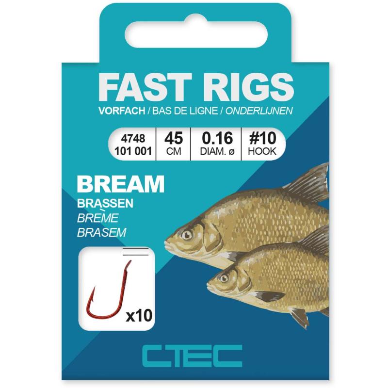 Ctec Fast Rigs Brasem 45cm #10-0.16mm