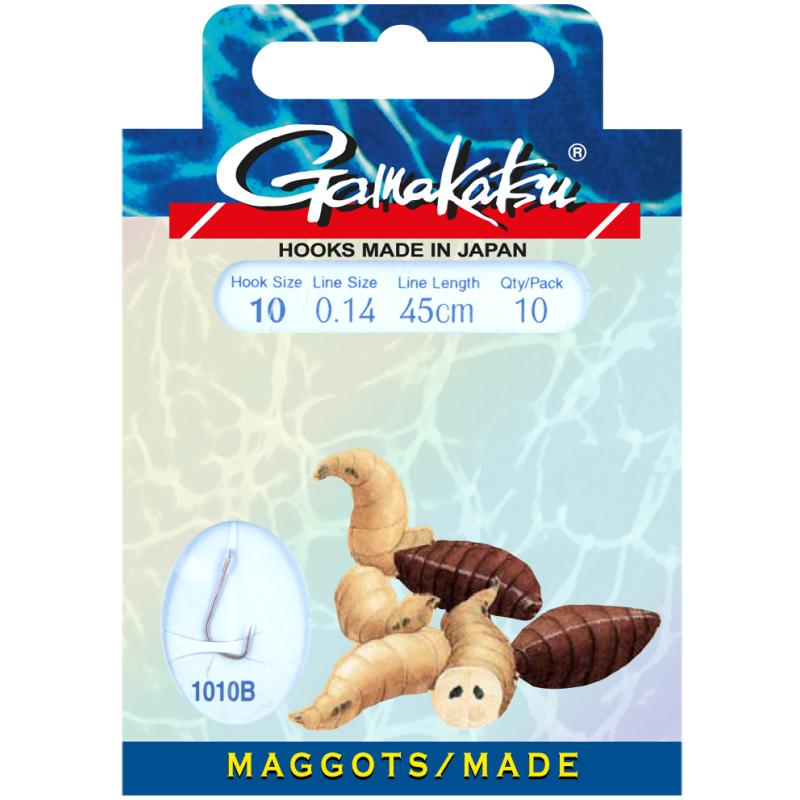 Gamakatsu maggot hook Bks-1010B 45cm Contents: 10 pieces.