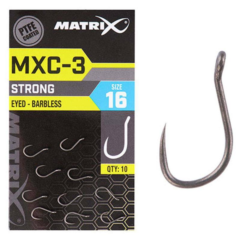 Matrix MXC-3 Size 14 Barbless / 0.18mm / 18" (45cm) / Tape - 8pcs