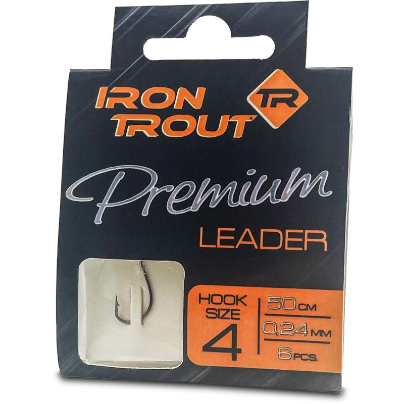 Iron Trout Premium Leader 120cm 0,24mm Taille 4