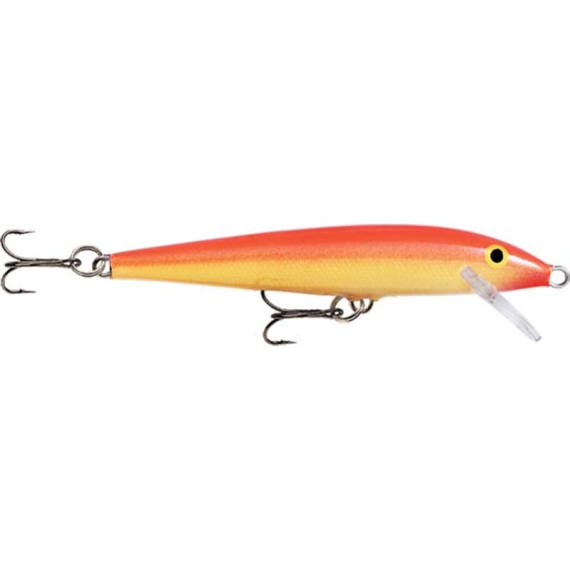 Rapala Floating 13cm Gold Fuorescent Red 1,20-1,80m