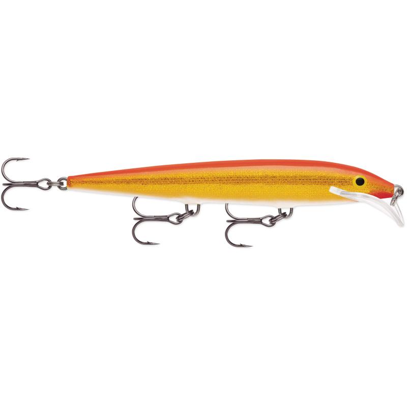 Rapala Scatterrap Minnow 11 Gold Fluorescent Red