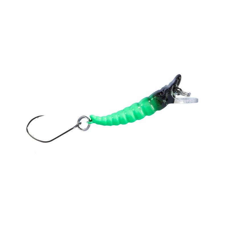 Balzer Trout Attack Mr. Maggot UV bright green 3,5cm 3g