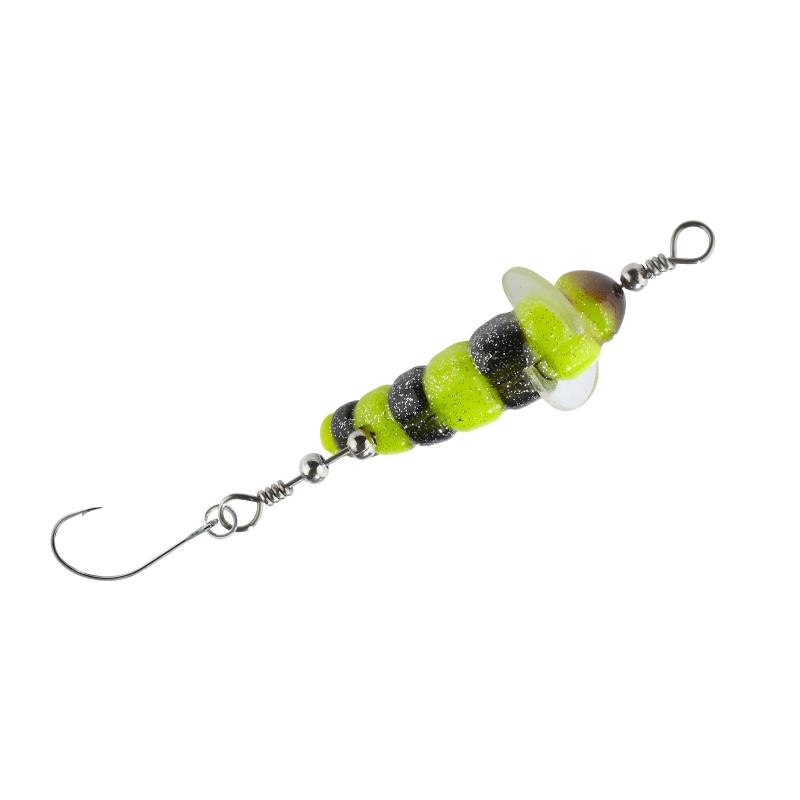 Balzer Trout Attack Killer Made with single hook yellow-black UV 4cm 2,3g