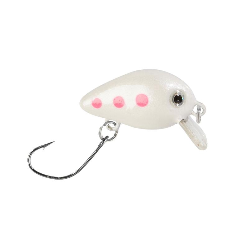 Balzer Trout Attack Wobbler Trout Crank white/pink dots 3cm 2g