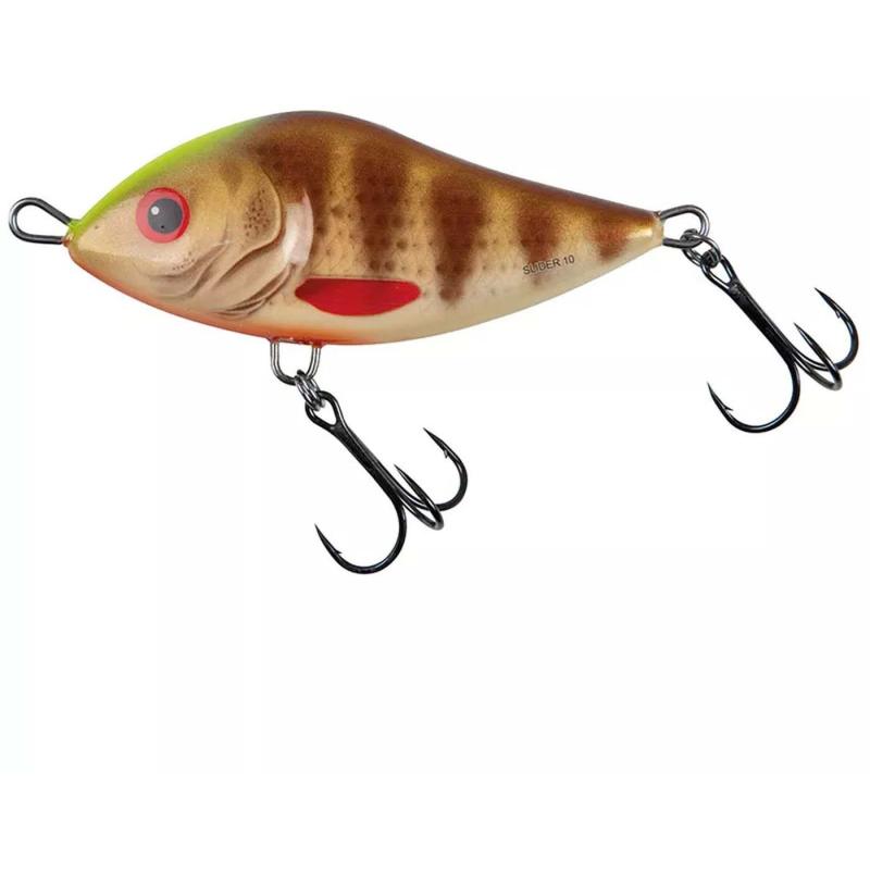 Salmo Slider 12 Coulant - PERCHE Brune SPOTTED