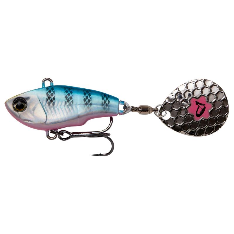 Savage Gear Fat Tail Spin 5.5cm 9G Sinking Blue Silver Pink