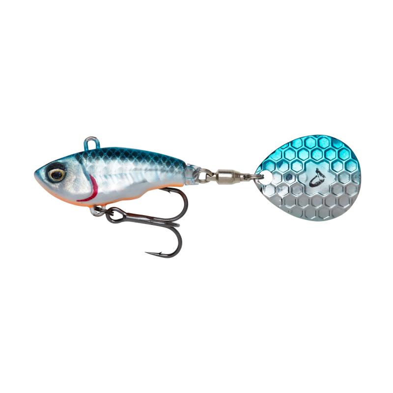 Savage Gear Fat Tail Spin 5.5cm 9G Sinking Blue Silver