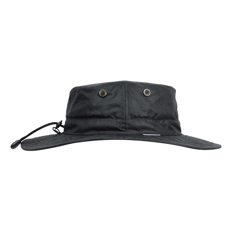 Viavesto Eanes Waxcotten Hat: Black, Gr. 56