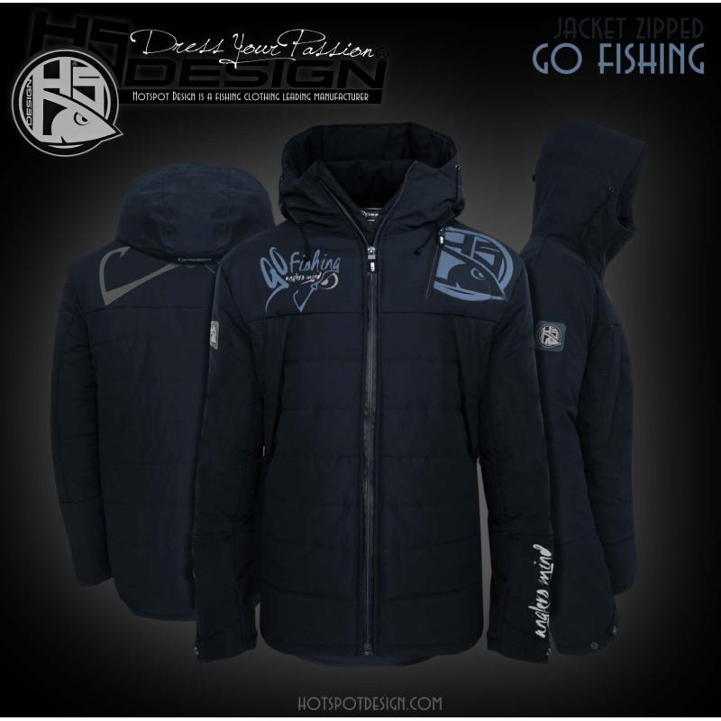 Hotspot Design Zipped jacket Go Fishing - Size XL