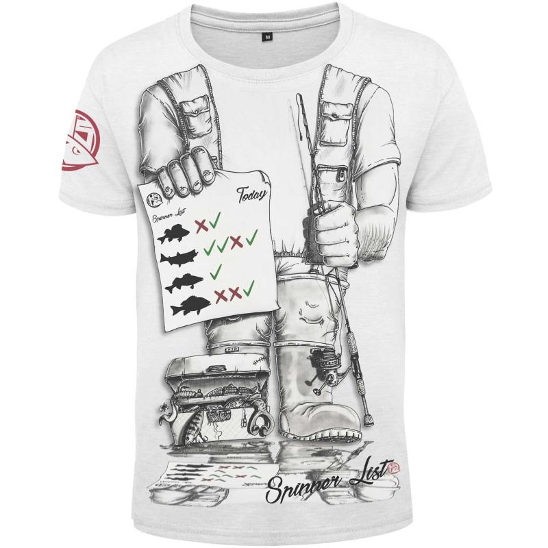 Hotspot Design T-shirt Spinner Liste taille L