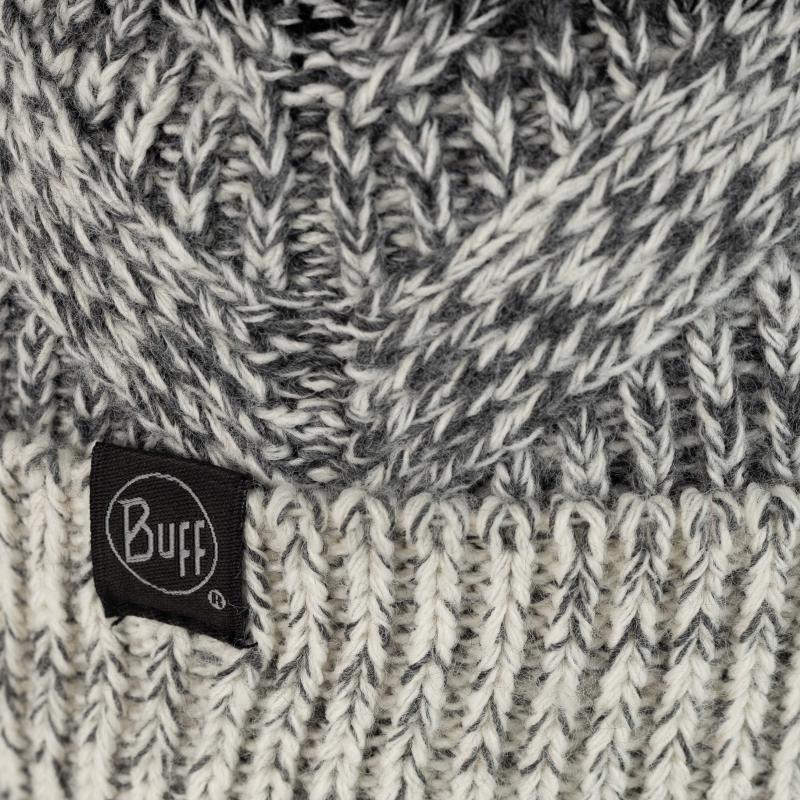 Buff Knitted & Fleece Hat Masha Grey