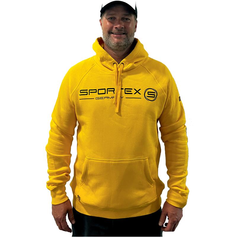 Sweat à capuche Sportex (jaune) taille XL