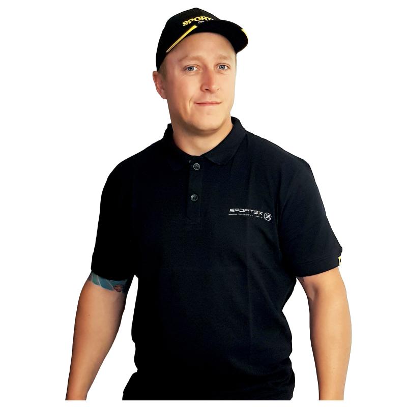 Sportex Classic Polo Shirt (Black) size XL