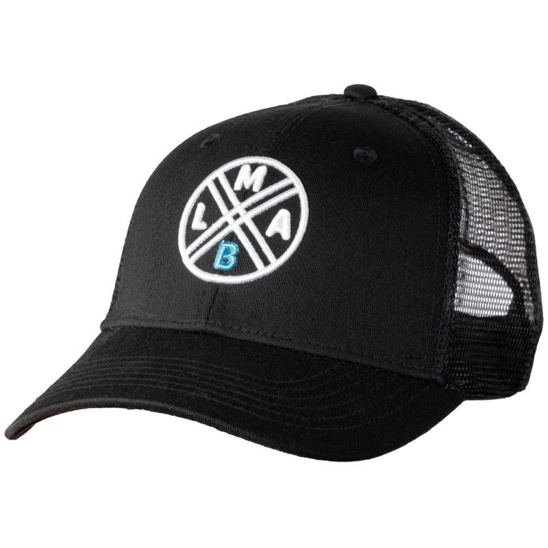 LMAB Trucker Cap "Logo" Black White
