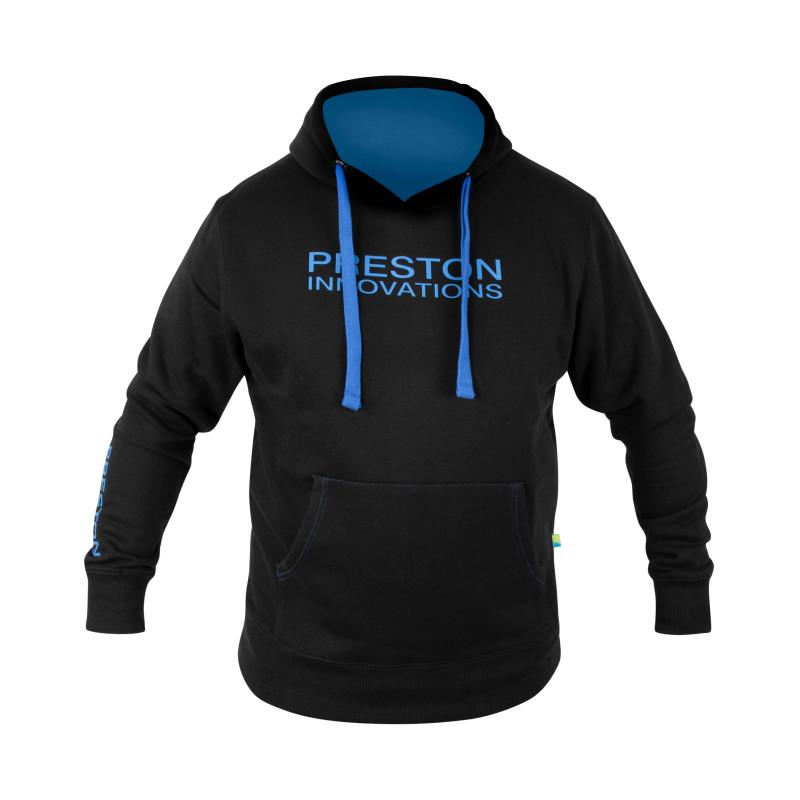 Hoodie met Preston-logo Zwart - Medium