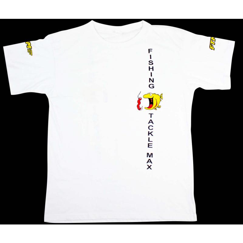 Fishing Tackle Max T-Shirt wit promo maat XXL