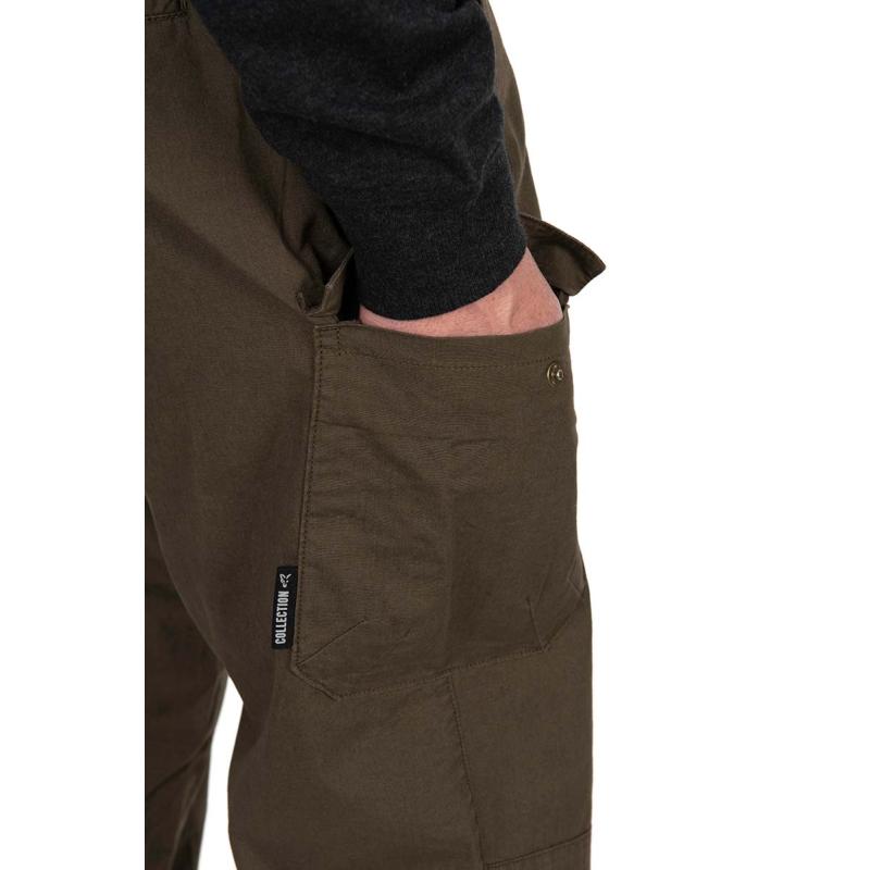 Fox Collection LW Cargo Trouser - Green / Black - S
