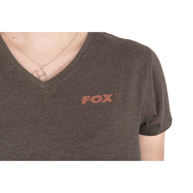 T-shirt Fox WC col V - M 12-14