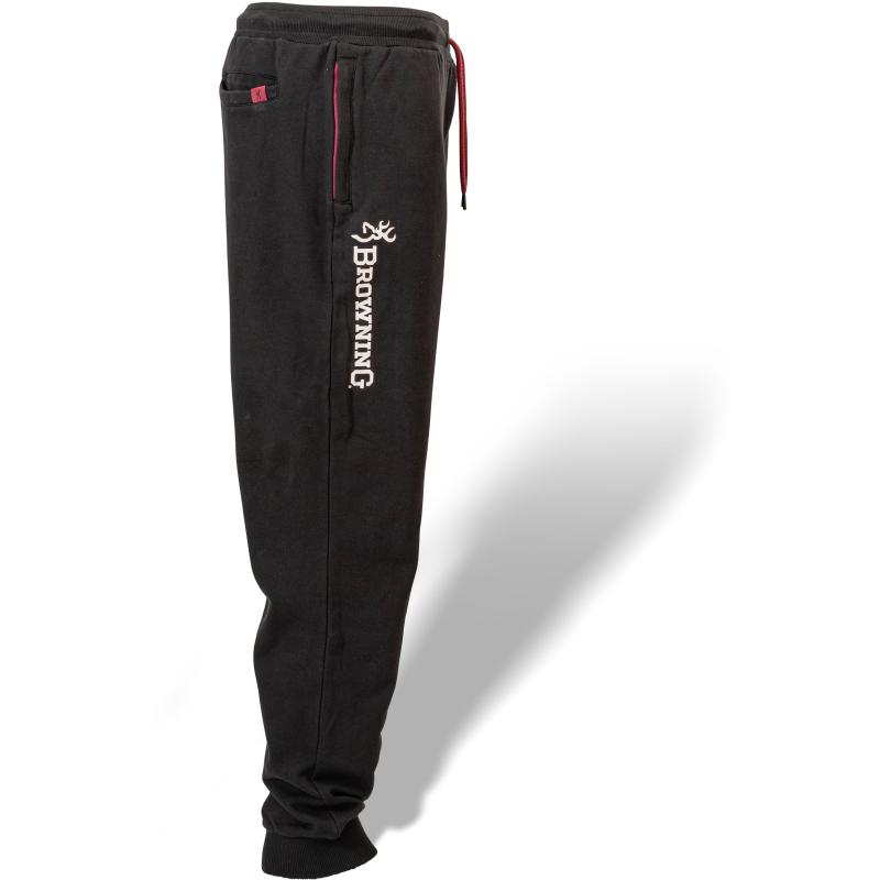 Pantalon de survêtement XXL Browning noir / bordeaux