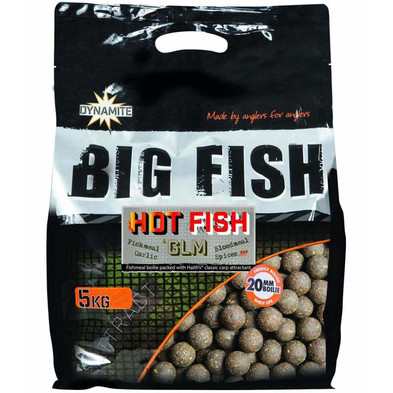 Dynamite Appâts Hot Fish & Glm 5kg 20mm