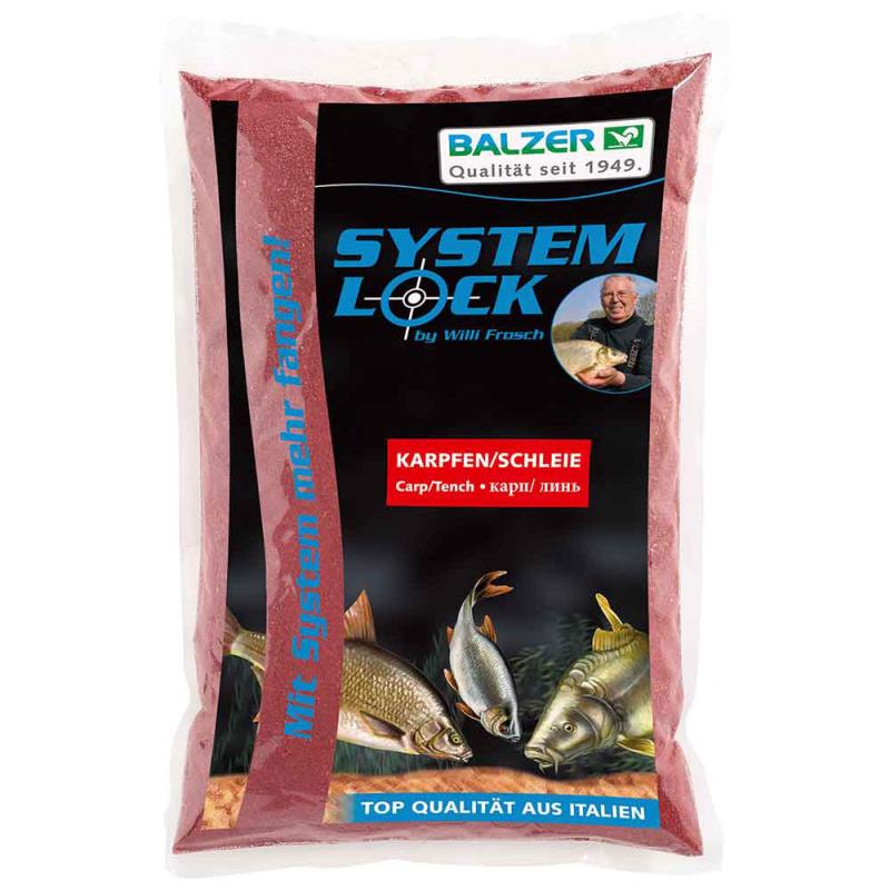 Balzer Systemlock carp tench particles red