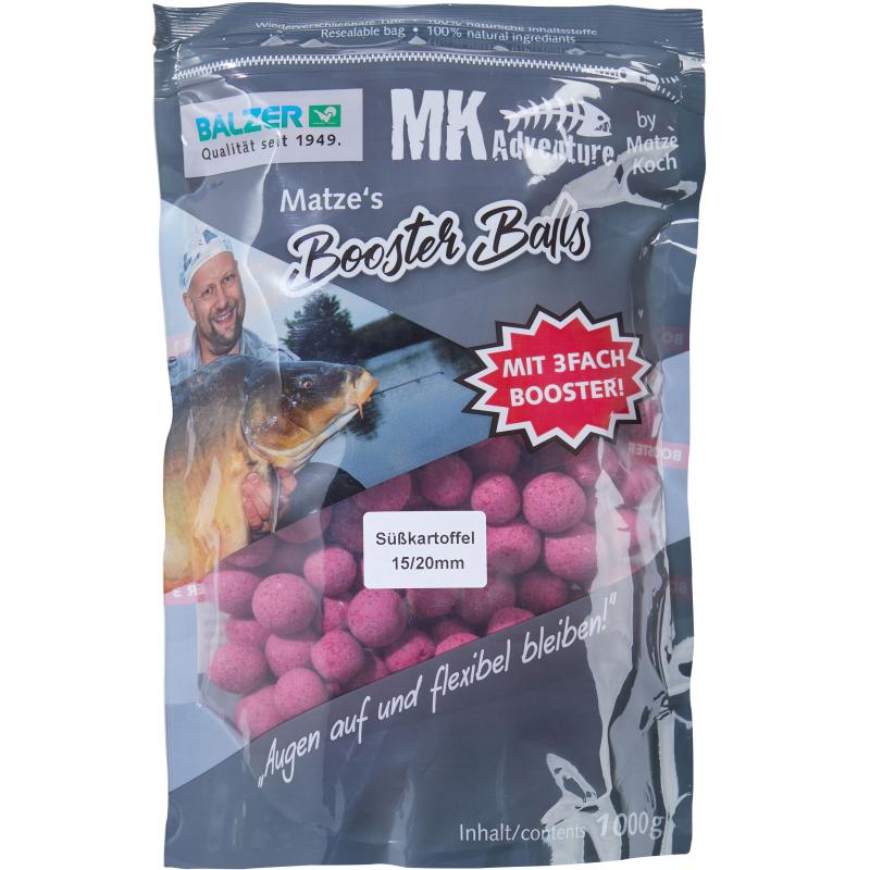Balzer MK Booster Balls patate douce rose 15 et 20mm 1kg