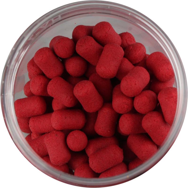 FTM Senshi Baits Wafter Dumbells 4 mm bloederige rode pannenkoek