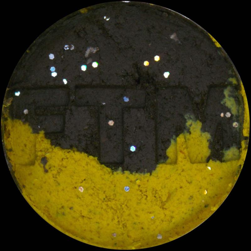 Amino Flash Faulenzerteig 75gr. Knoblauch schwarz / neon gelb