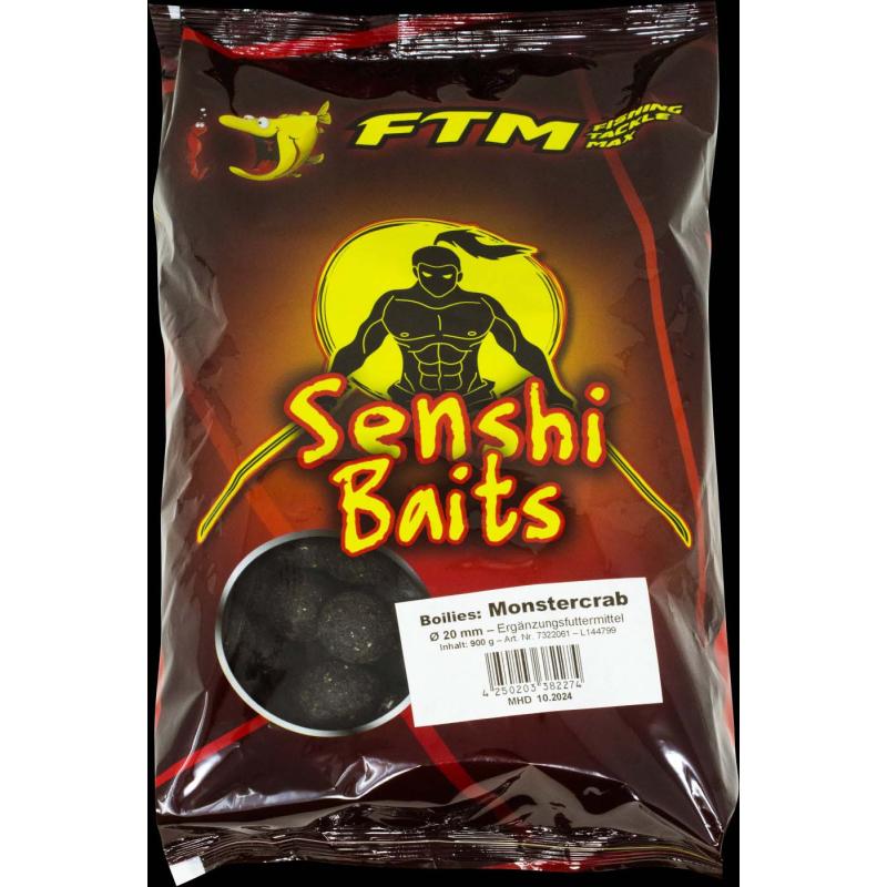 Senshi Baits Senshi Baits Boilies 20mm Monster Crab 900gr. Bag