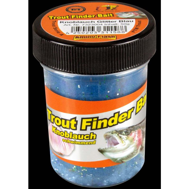 Fishing Tackle Max Trout Dough Contents 50g Garlic Blue Floating