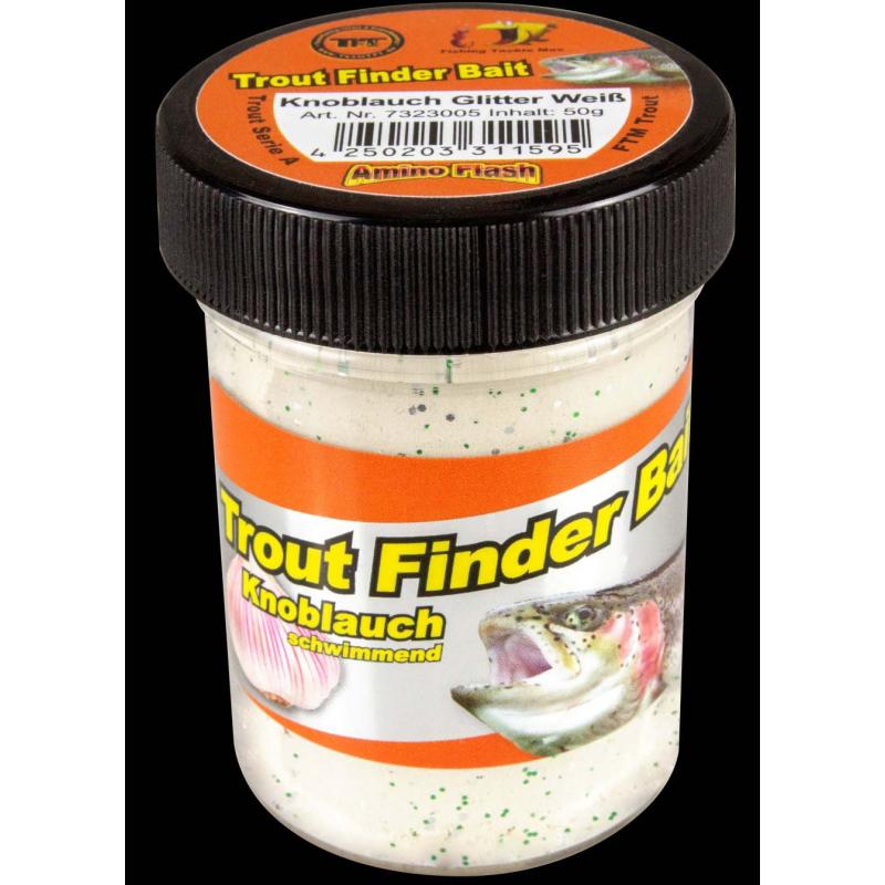 Fishing Tackle Max Trout Dough Contents 50g Garlic White Floating