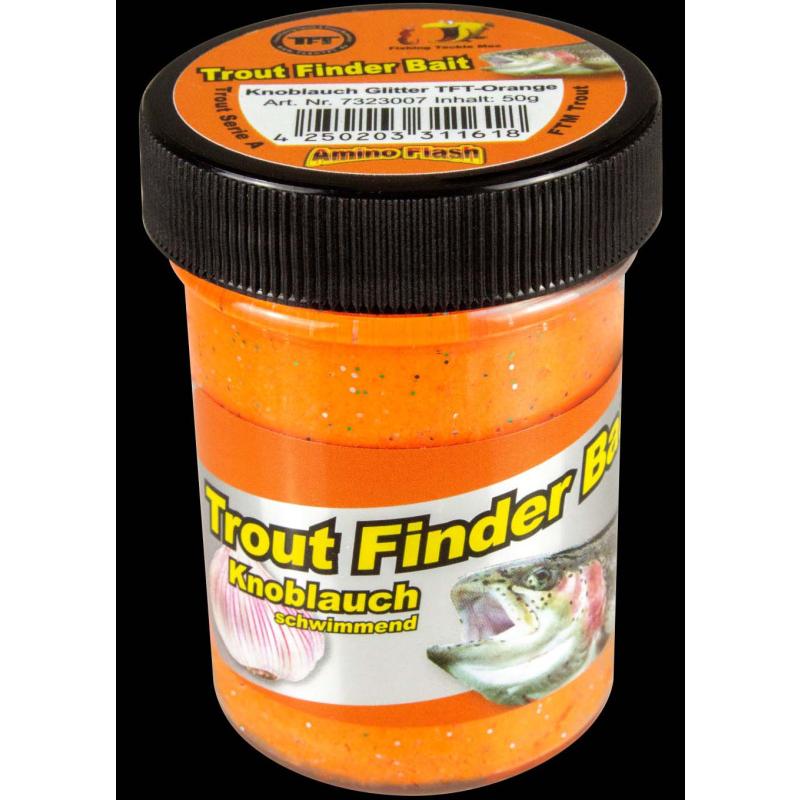Fishing Tackle Max Trout Dough Contents 50g Garlic Orange Floating