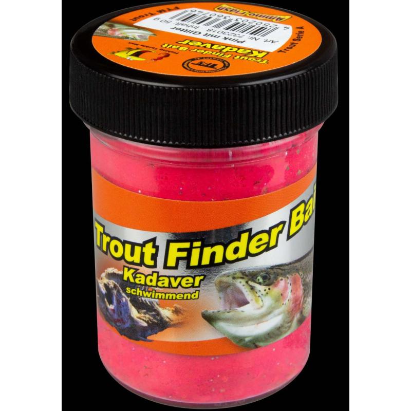 Fishing Tackle Max Trout Dough Contents 50g Pink Carcass Floating