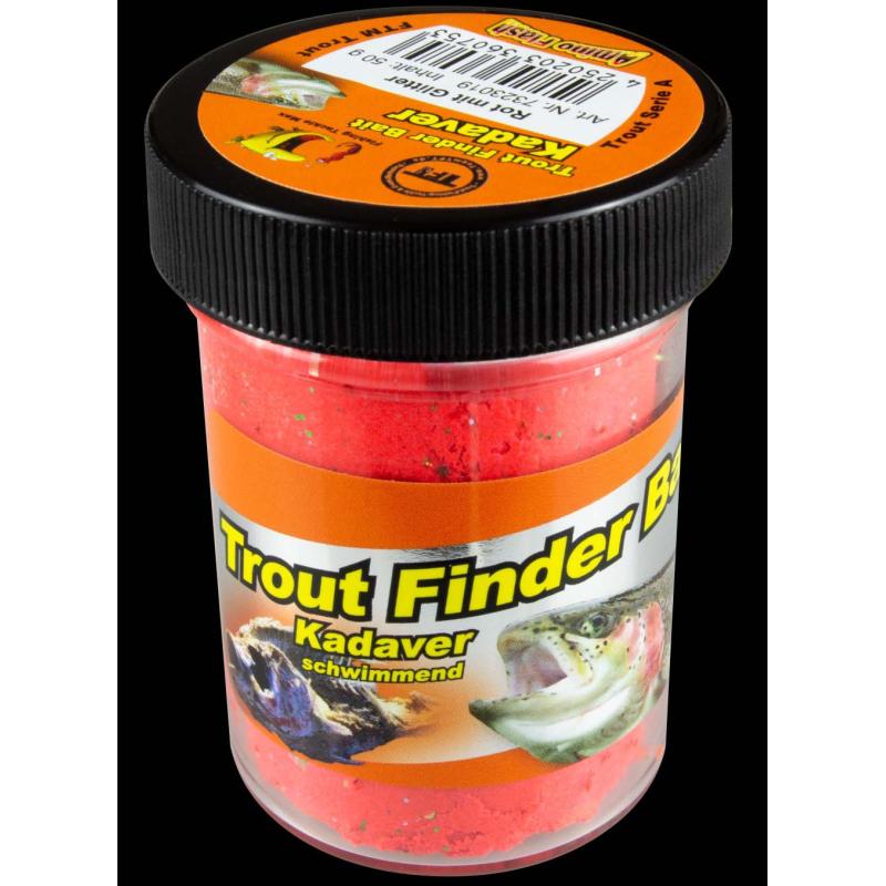 Fishing Tackle Max Trout Dough Contents 50g Red Carcass Floating