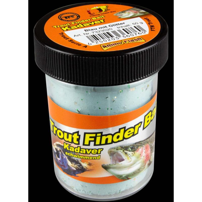 Fishing Tackle Max Trout Dough Contents 50g Blue Carcass Floating