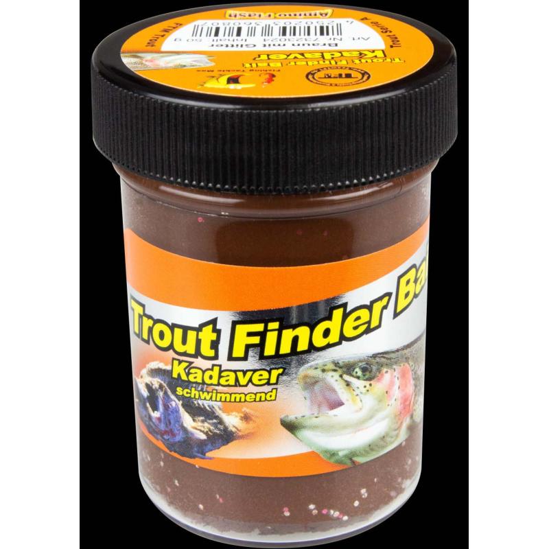 Fishing Tackle Max Trout Dough Contains 50g Brown Carcass Floating