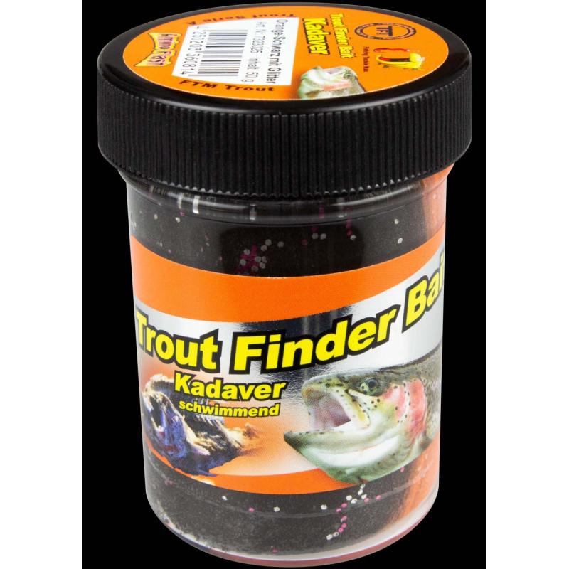 Fishing Tackle Max Trout Dough Contains 50g Orange-Black Carcass Floating
