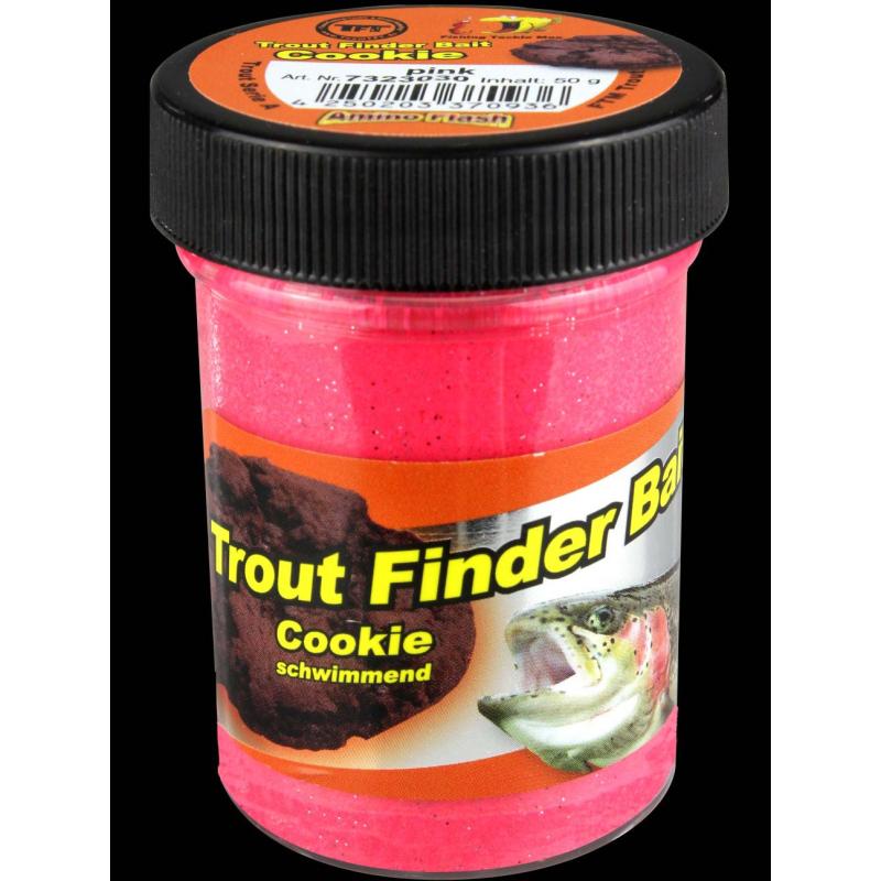 Fishing Tackle Max Trout Dough Contenu 50g biscuit rose flottant