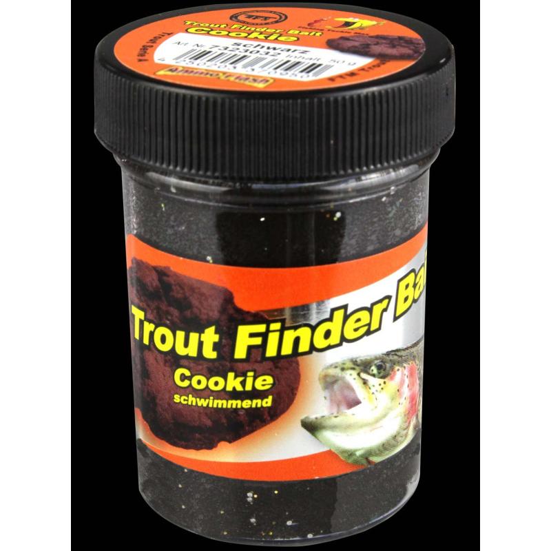 Fishing Tackle Max Trout Dough Contents 50g Black Cookie Floating
