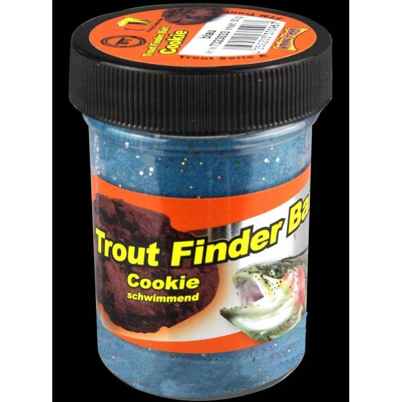 Fishing Tackle Max trout dough contents 50g blue cookie floating