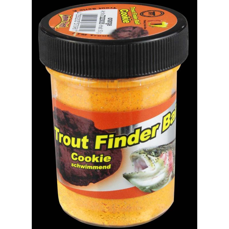 Fishing Tackle Max Trout Dough Contains 50g orange cookie floating