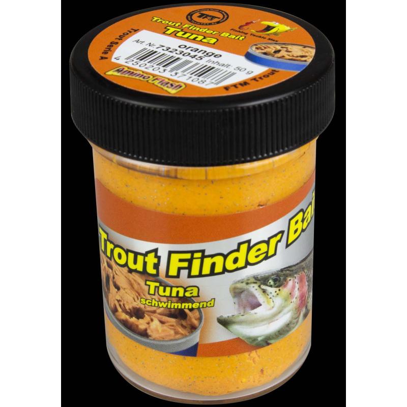Fishing Tackle Max Trout Dough Contents 50g Orange Tuna Floating