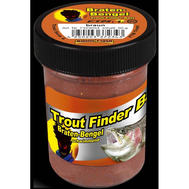 Fishing Tackle Max Trout Dough Contains 50g Brown Roast Urchin Floating